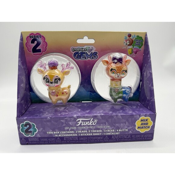 Funko Snapsies: W3 Gems 2PK  Lemon & Rainbow - Picture 3 of 7